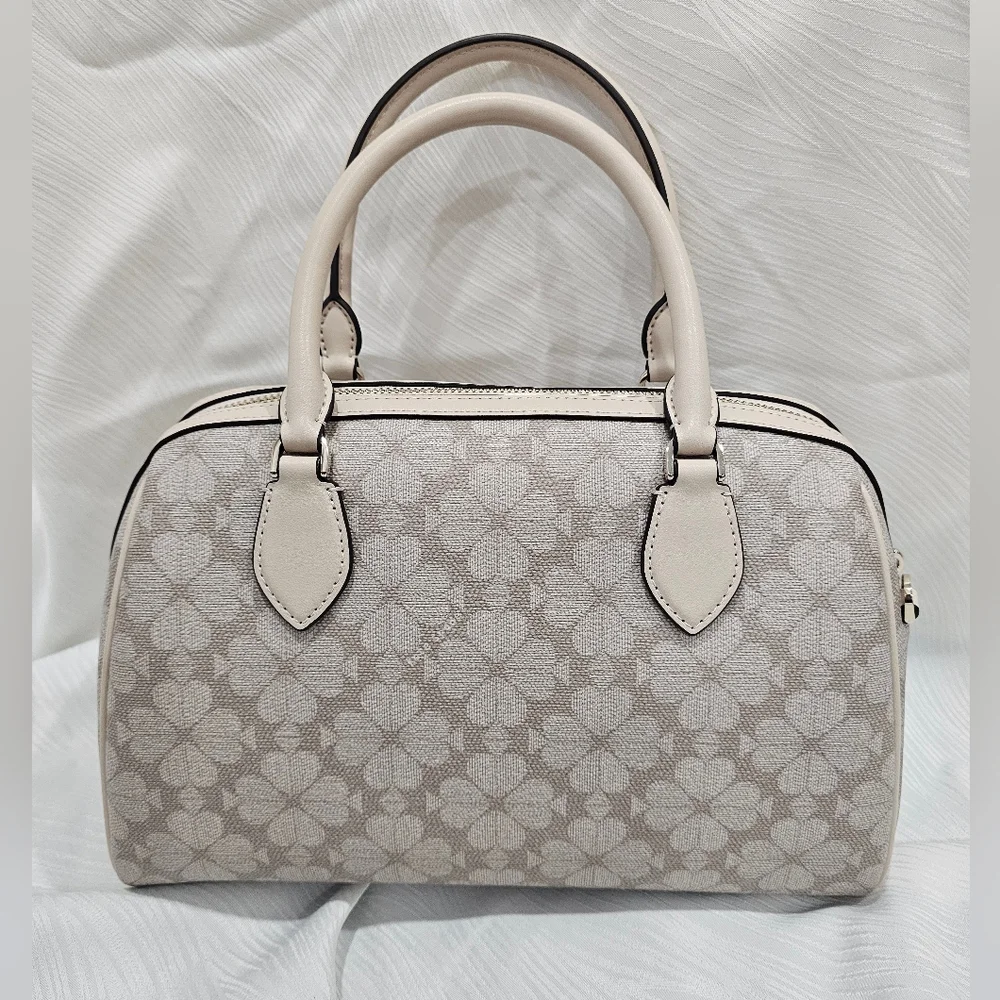 $100:Kate Spade Signature Spade Flower Large Dolly Duffle Crossbody - Picture 7 of 13